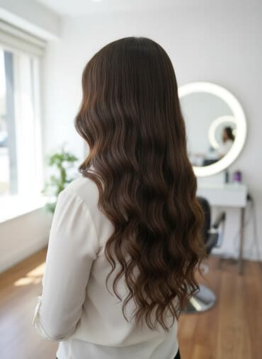 краска для волос: Təbii dalğalı saç 100qram 65sm — 1