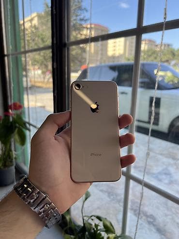 iphone 8 red: IPhone 8, 64 GB, Rose Gold, Barmaq izi, Simsiz şarj — 3
