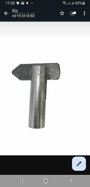 Lesa üçün pim. açar