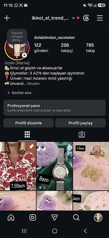 gaddar bileklik: Qiymet üçün İnstagram seyfemı — 6