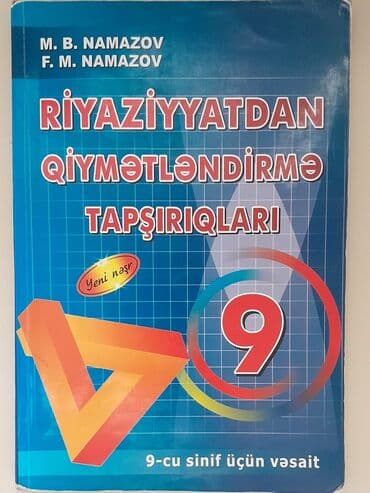 9-cu sinif riyaziyyat Namazov vesaiti.Yenidir.Ünvan qarayev metro