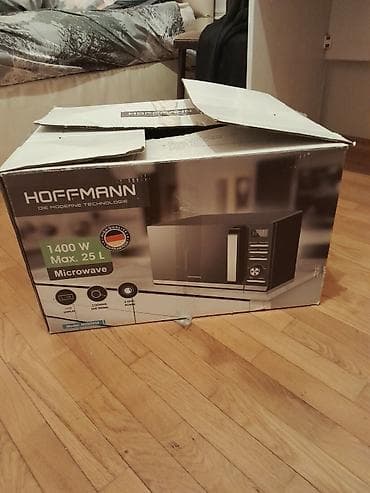 Mikrodalğalı soba Hoffmann, Ayrıca dayanan, Mikrodalğalar ilə, rəng - Gümüşü