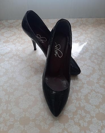 Tuflilər, Ölçü: 37, rəng - Qara, Yeni