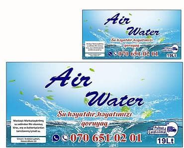 samovar 10 litre: Air Water – 19 litrlik içməli su - Məzmun: Mərkəzləşdirilmiş su — 1