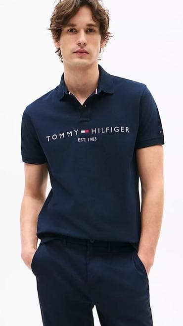 Polo köynək, Tommy Hilfiger, M, rəng - Göy — 5