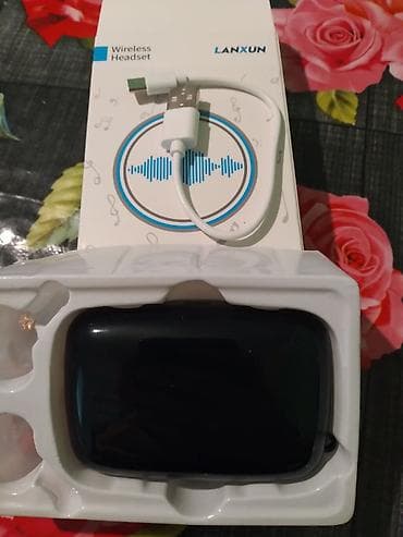 usb mikrafon: LANXUN Wireless Headset – tam simsiz TWS qulaqlıq dəsti — 5