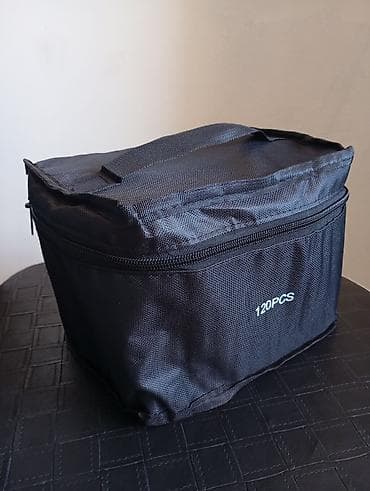 pozanli qelem: 120 ədəd ikiucu marker dəsti – rəngli kulerlərlə tekstil çantada - — 2