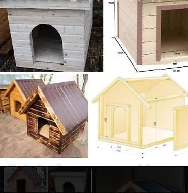 Taxta it evi – fərqli ölçü və modellər Məhsul təsviri:sifarislə hər