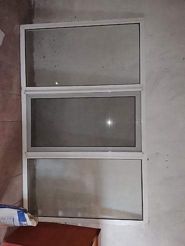 İşlənmiş Təkqat şüşə paketi Plastik pəncərə, Еni: 1 sm, Uzunluğu: 2 sm