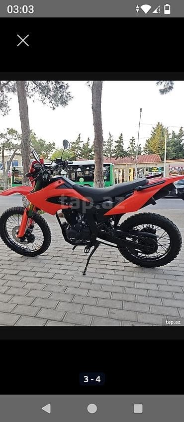 cross motor: Moto yaxşı vəziyyətdədir heç bir problemi yoxdur — 2
