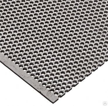 Delikli vərəq s= 0,4-10 mm, Kəsmə: 1x2; 1,25x2,5… mm, Material: polad;