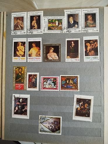 Velosiped ehtiyyat hissələri: Poçt markaları kolleksiyası - Tematik albom: “ПОЧТОВЫЕ МАРКИ” yazılı — 7