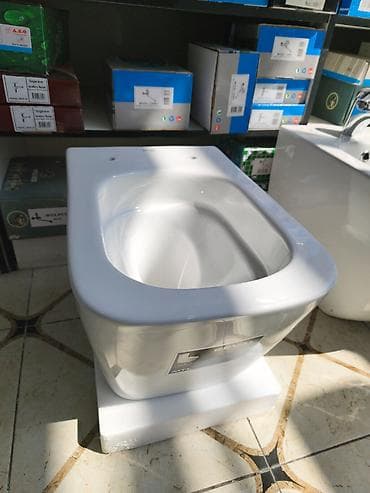 unitazlar: Keramik bidet – döşəməyə quraşdırılan model - Material: yüksək — 1