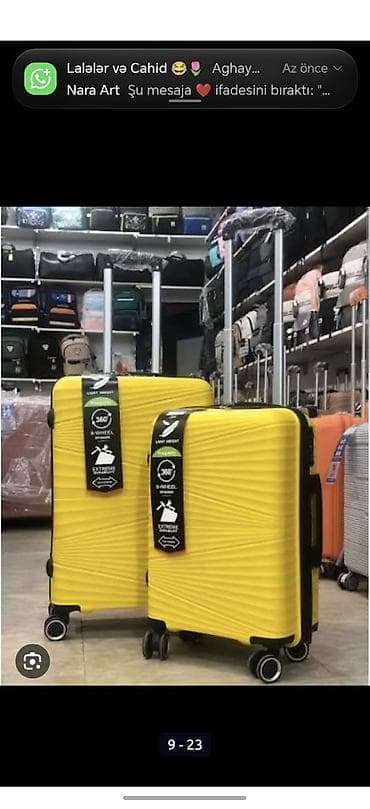 İdman formaları: Billa sərt korpuslu çamadan dəsti - Material: 100% ABS, karbon — 3