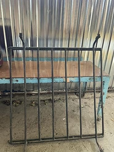 Dəmir yük daşıma səbəti / rels üstü baqaj rafı - Material: qalın