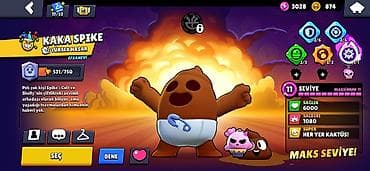 Brawl Stars oyunu üçün inkişaf etmiş hesab - Kupa yolu: 47 979 - — 2