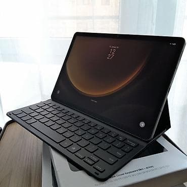 Samsung Galaxy Tab planşet + S Pen + Smart Book Cover və klaviaturalı