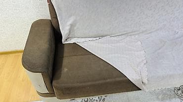 stull: Künc dəsti – divan və bir kreslodan ibarət - Rəng: bej və qəhvəyi — 3