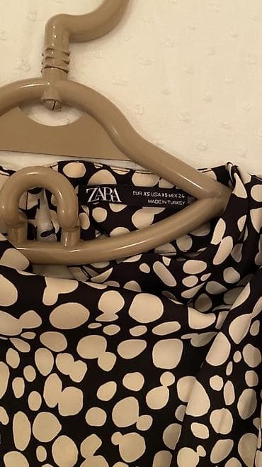 cins tulumlar: Zara qadın bluzası - Model: qısaqol, rahat kəsim - Ölçü: XS (EUR XS — 2