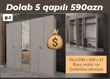 iş elanlari sumqayit: Yeni, Açılan, Düz dolab, Qarderob, paltar dolabı — 1