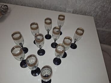 12 yaş tortu: Qədəhlər, 12 ədədli dəst, Türkiyə — 1