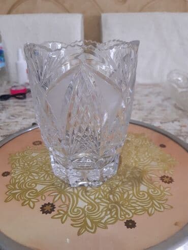 набор посуды: Vaza dəsti, Xrustal — 9