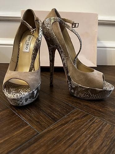 ayaggabı: Orijinal Jimmy Choo qadın hündürdaban ayaqqabı - Model: Jimmy Choo — 1