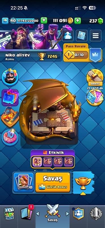 sep sekilleri: Clash Royale hesabı – yüksək səviyyəli, oyuna hazır profil - Kral — 1