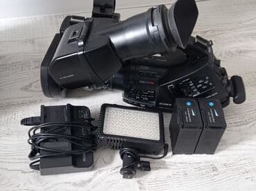 видеокамера: Sony EX3. Təcili satılır. 2 batareya 1 kart (16gb) Adaptor İşıq — 4