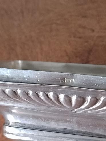 saatlar type 0: Qənd qabı, 1834 il, Gümüş, Rusiya — 1