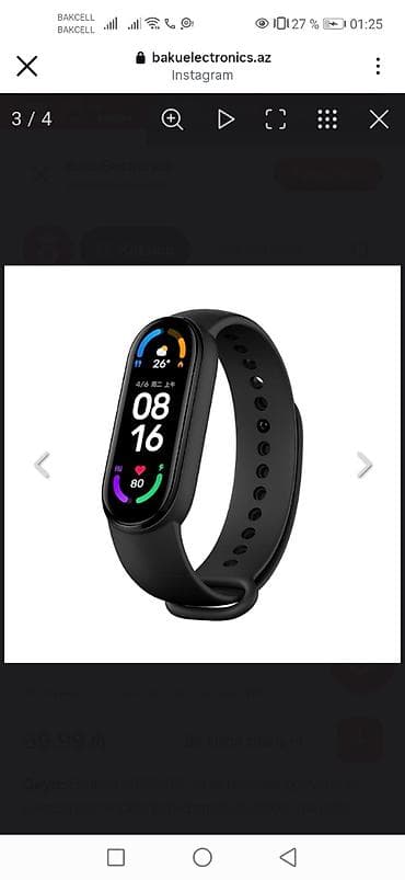 smart telecom: Məhsul: Qol saatları və fitnes bilərzik 1) Smart fitnes bilərzik - — 1