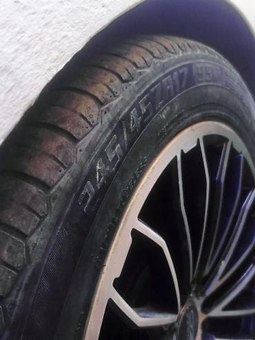 kia ehtiyat hisseleri sumqayit: Disk təkər satılır. r17 245 45. 8bolt (universal) çox maşına gedir — 5