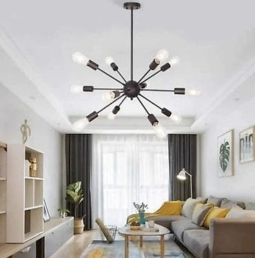 Xalçalar: Çılçıraq, 10 və daha çox lampa, Metal — 2