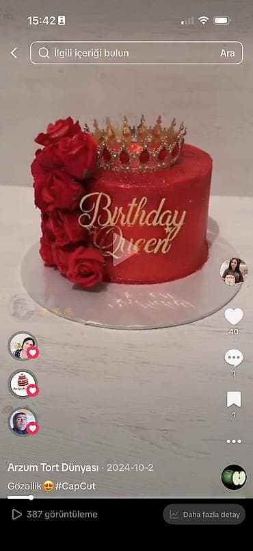 canta original: 🎂 AD GÜNÜ VƏ XÜSUSİ GÜNLƏR ÜÇÜN TORTLAR 🎂 ✨ Ev şəraitində, təmiz və — 9