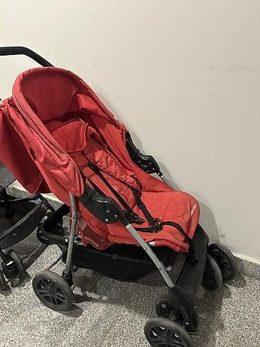 araba: Mothercare uşaq arabası – qırmızı rəng - Tip: yüngül gəzinti arabası — 4