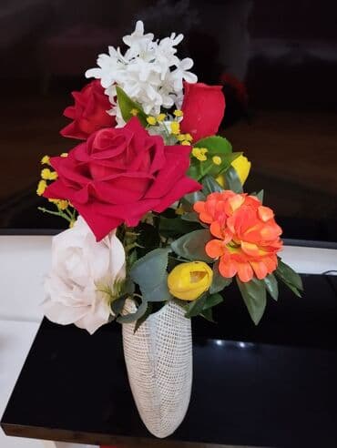 детский свитер с оленями: Gül dekoru Evin gozəliyi hun 40 sm — 2