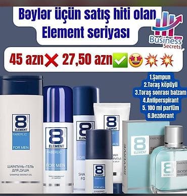Faberlic məhsulları – gözəllik və ev üçün geniş seçim - 8 Element For