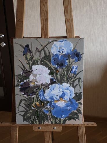 гобеленовые картины: Картины Холст.Акрил Гранаты 50×70,250 ман Африканка 60×75,250ман — 6