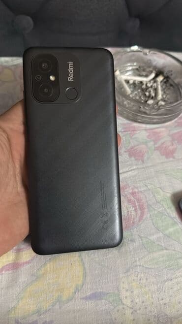 Jeep: Redmi 12C, 64 GB, rəng - Qara, Barmaq izi — 1