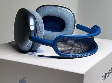 Новый Беспроводные (Bluetooth) Наушники, Apple, цвет - Синий