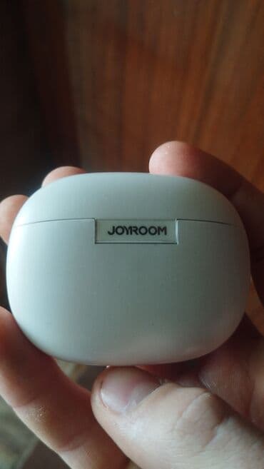 наушники с микрофоном: İşlənmiş Simsiz (Bluetooth) Qulaqcıqlar, Joyroom, rəng - Ağ — 2
