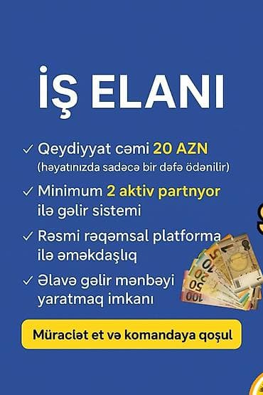 İş: SMM menecer tələb olunur, İstənilən yaş — 6