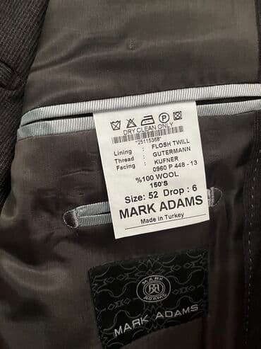 kişi ucun klassik qara kostyum: Az geyinilmiş kostyumdur. Dəstə pencək və şalvar daxildir. Çatdırılma — 3