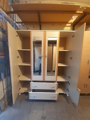 usaq skaf: Oğlan üçün, Yeni, 4 qapılı, Açılan, Düz dolab — 4