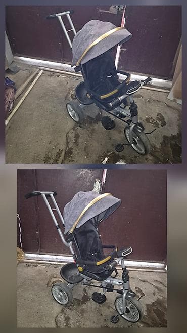 mini qadin masinlari: Uşaq üçün 3 təkərli velosiped-araba (tricycle) Xüsusiyyətlər: - Ön — 1