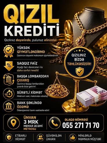 lizing mashinalar baki: 🔥 Pul lazım olduqda ən sərfəli həll burda! 💰 Qızılın yüksək qiymətə — 4