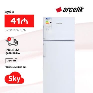 arcelik soyuducu qiymeti: Yeni 2 qapılı Soyuducu Satılır, rəng - Ağ, Kredit var — 2