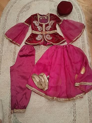 Milli kostyum, Qız üçün, 7 - 8 yaş