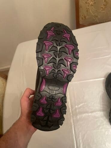 barya ayakkabı: Torex yürüş/kross ayaqqabısı - Rəng: qara, bənövşəyi detallarla - — 4