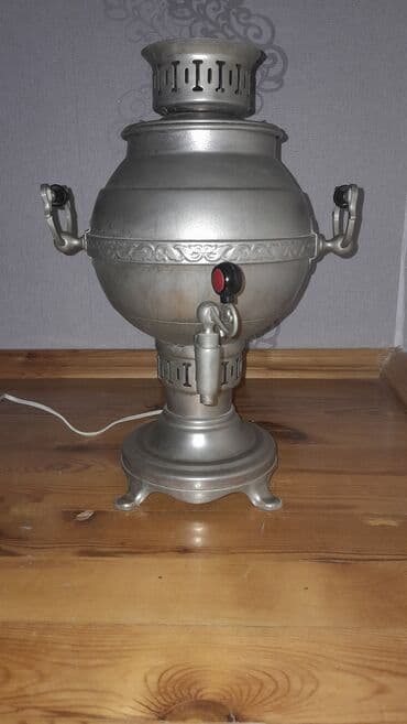 samavar satisi: Yeni Elektrik Samovar, 4 l, Ödənişli çatdırılma, Ünvandan götürmə, Pulsuz çatdırılma — 1